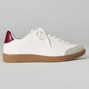 NWT Fabletics — The Laceup Sneaker II (White/Red)